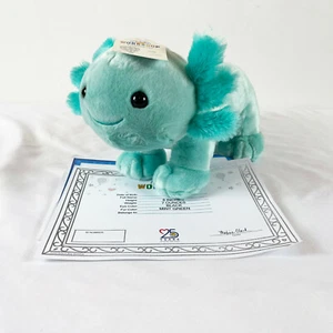 NWT Build A Bear Exclusive Mint Axolotl Plush w/ Certificate - Picture 1 of 5
