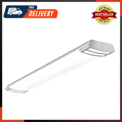 4FT LED Flush Mount Puff Lights 40W 4500LM 4000K Neutral White 48 Inch Linear - Image 1 of 4