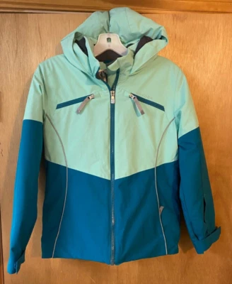 Spyder Conquer лыж сноуборда куртка молодежи подростков изолированный с капюшоном - размер 14 - Изображение 1 из 3