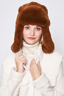 Do Everything In Love Women Soft Thick Faux Fur Ear Flap Trapper Beanie Hat