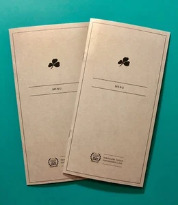 2 AER LINGUS INTERNATIONAL BUSINESS CLASS MENUS - Picture 1 of 2