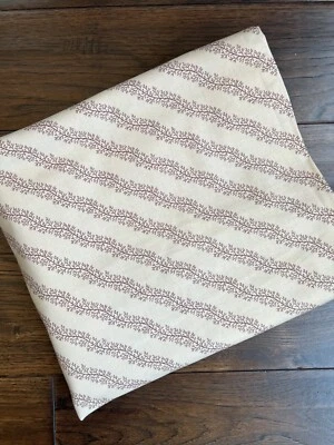 MODA Farmer’s Market By Brannock & Patek - 4 Yards - Plum / Cream Stripe Fabric - Image 1 of 4