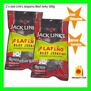 *New* 2 x Jack Link's Jalapeno Beef Jerky 300g - Made in New Zealand - Picture 1 of 2