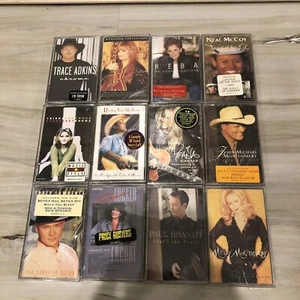 New Country Cassette Lot 12 Trace Adkins Wyonna Yearwood Reba Tanya Tucker Mindy - Picture 1 of 6