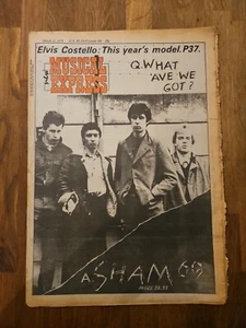 NME New Musical Express March 11th 1978 Sham 69 Punk Cover David Bowie - Imagen 1 de 7