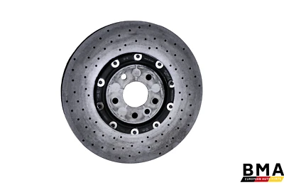 Audi R8 V10 Plus Front Left Carbon Ceramic Brake Rotor Disc 2017 - 2023 OEM - Image 1 of 4