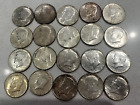 Roll of 20 1964 Kennedy Silver Half Dollars $10 face value - Free shipping