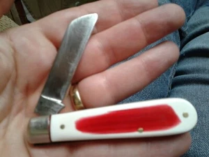 SCHRADE WALDEN NY USA 176 CUSTOM HANDLE POCKET KNIFE USED - Picture 1 of 8