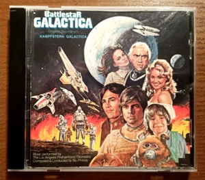 Battlestar Galactica de Stu Phillips - CD banda sonora alemana 1993 / Edel - Imagen 1 de 5