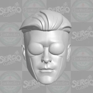 Invincible v1 Mark Grayson custom head for 1:10 1:12 1:18 1:6 action figures - Picture 1 of 1