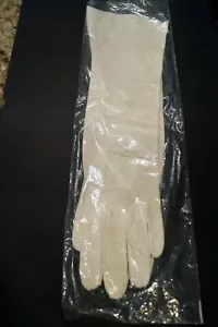 VINTAGE THALHIMERS KID LEATHER LADIES CREAM GLOVES - SIZE 6-1/2, WEST GERMANY - Picture 1 of 9