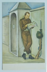 00119 66 Cartolina illustrata umoristica - Servizio di leva - Imagen 1 de 4