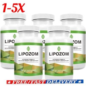 Lipozem Weight Loss Diet Pills, Belly Fat Tablets Revi ews (1-5Pack) - Picture 1 of 15