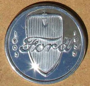 NOS 1933 FORD V-8 30th. ANNIVERSARY TOKEN OR MEDAL RARE CHROME VERSION #BB137 - Picture 1 of 8