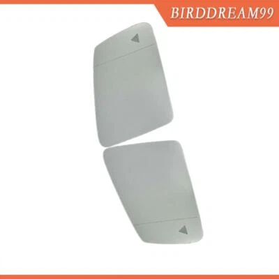 Pair Exterior Mirror Glass Left & Right Side Fits for E Class W212 W204 - Image 1 of 4
