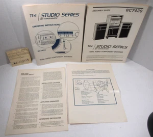 Instrucciones de funcionamiento manual del propietario vintage Magnavox Studio Series BC7420 - Imagen 1 de 14