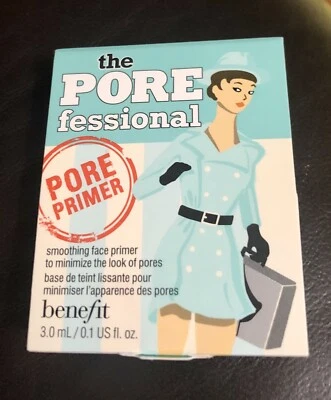 BENEFIT THE POREFESSIONAL SMOOTHING FACE PORE PRIMER SAMPLE Travel Size .1oz NEW - Image 1 of 2