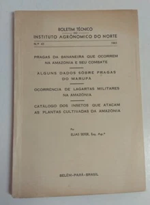 Insects/Pests Amazon Agricultural Plants Bananas 1961 Brazil Portuguese - Picture 1 of 13