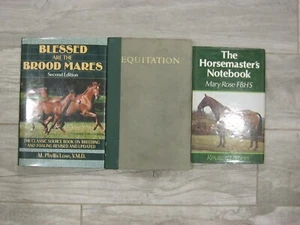 Lot of 3 Horse Equestrian Educational Books Classical Instruction Broodmares - Picture 1 of 1