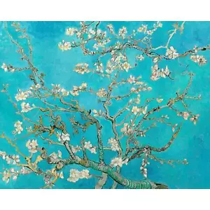 Van Gogh, Almond Blossoms, 1890, Lustre Canvas Print, 28" x 35" - Picture 1 of 10
