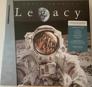 Garth Brooks Legacy Limited Edition Box Set 7 Vinyl Albums & 7 Separate CD's New - Foto 1 di 6