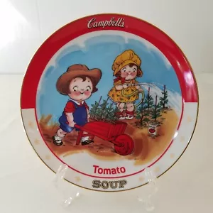 Vintage, die Danbury Mint, Ltd. Hrsg., Dekoteller, TOMATENSUPPE Campbell Kinder - Bild 1 von 4