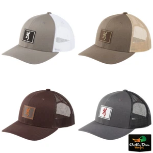 NEW BROWNING BORDER BUCKMARK PATCH LOGO MESH BACK CAP SNAP BACK HAT - Picture 1 of 9