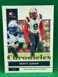 2021 NFL CHRONICLES MATT JUDON PATRIOTS CARD #82 - Picture 1 of 1