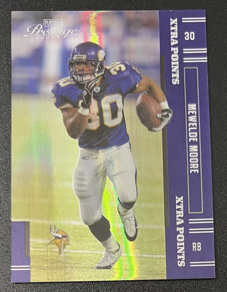 Mewelde Moore 2005 Playoff Prestige Xtra Points /100 #74 - Minnesota Vikings - Image 1 of 3
