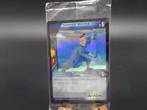 Tarjeta Avatar Last Airbender, Sokka's Mettle Promo Upper Deck QuickStrike Foil #5 - Imagen 1 de 3