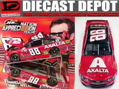 DALE EARNHARDT JR 2017 FINAL RIDE AXALTA/ BUDWEISER  1/24 SCALE ACTION  RED BOX - Image 1 of 4