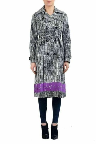 Dsquared2 Trench Donna Multicolore Cintura US S IT 40