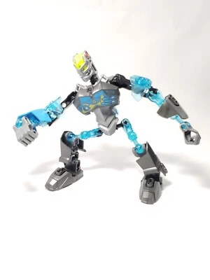 Rare Lego Bionicle 2009 Blue/Gray Robot # 90661 Posable Toy - Image 1 of 4