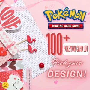 Pokémon Valentine Gift 100 OFFICIAL TCG Cards/Ultra Rare/Holos Pick Your Design! - Picture 1 of 16