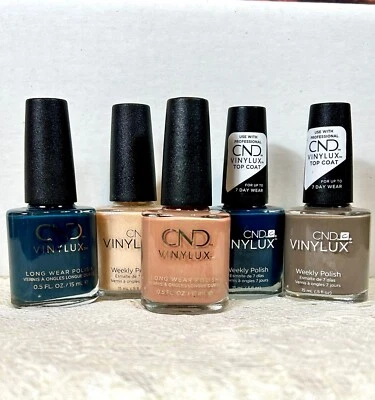 Paquete de 5 esmaltes de uñas CND Vinylux nuevos Foto 1 de 4