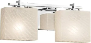 Justice Design Group Fusion 2 Light 16" Wide Bathroom Vanity Light - Picture 1 of 1