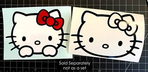 Hello Kitty Face Decal/Sticker - Picture 1 of 10