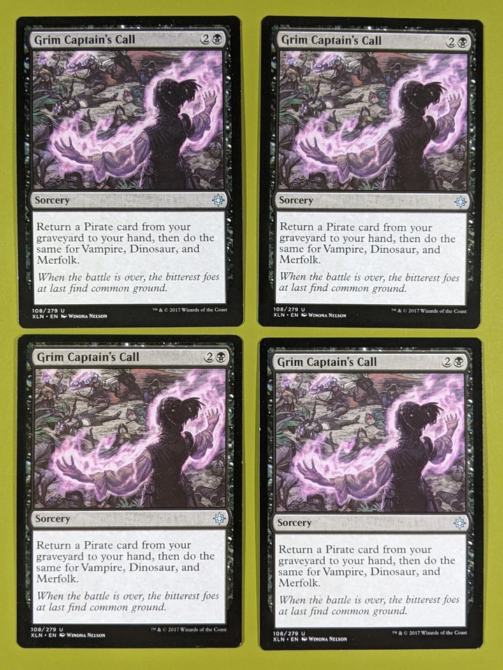 Grim Captain's Call x4 Ixalan 4x Playset Magic the Gathering MTG - Image 1 of 1