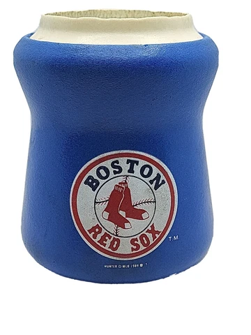 1989 Boston Red Sox Rubber Can Cooler - Beer Soda Holder Koozie MLB Vintage Cover