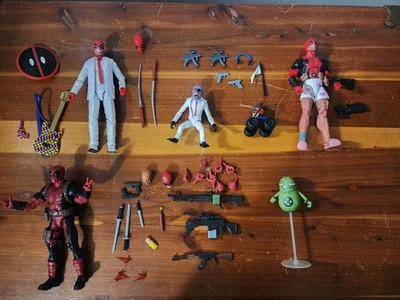 Lote de figuras de acción Deadpool de Marvel Legends Foto 1 de 4