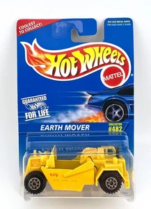 Hot Wheels 1995 - #482 Yellow Earth Mover - Knobby Tires! - Picture 1 of 8