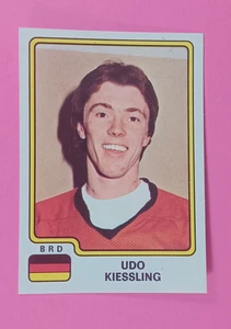 Tarjeta de hockey Udo Kiessling 1979 Panini pegatinas #100 Alemania Occidental - Imagen 1 de 2