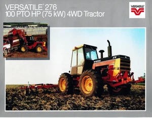 1984 VERSATILE 276 BIDIRECTIONAL 4-WD TRACTOR - ORIGINAL BROCHURE - Picture 1 of 4