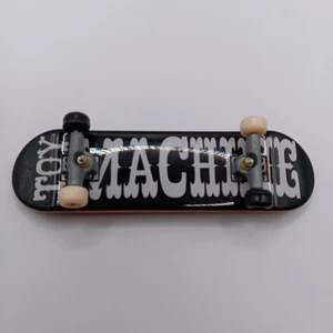 Toy Machine Black + White Logo Tech Deck 2000s Era Vintage Finger Board Complete - Bild 1 von 3