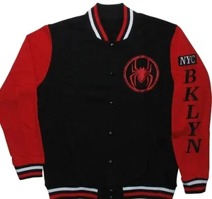 Marvel Miles Morales Spider-Man Varsity Jacket. Large - Picture 1 of 6