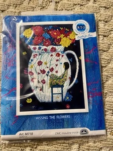 Cross Stitch Kit M718 “ Missing the Flowers” RTO Cross Stitch Kit New Made In EU - Picture 1 of 5