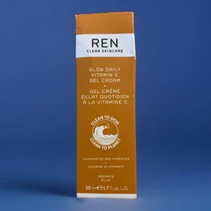 Ren Clean Skincare Glow Daily Vitamin C Gel Cream - 50 ml / 1.7 oz - New In Box - Picture 1 of 5