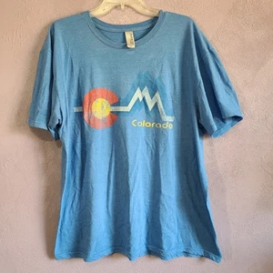 Duck Co Colorado Grafik T-Shirt XL Blue Mountains State Pride Tee - Bild 1 von 5