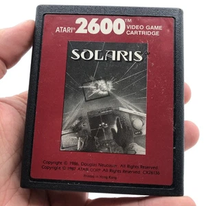 1987 Atari 2600 Solaris Video Game Cartridge - Bild 1 von 3