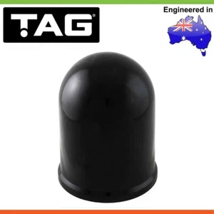 Totalmente Nuevo * ETIQUETA * 50mm Cubierta de Bola de Remolque Negra con Clip de Resorte - Imagen 1 de 5